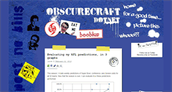 Desktop Screenshot of obscurecraft.net